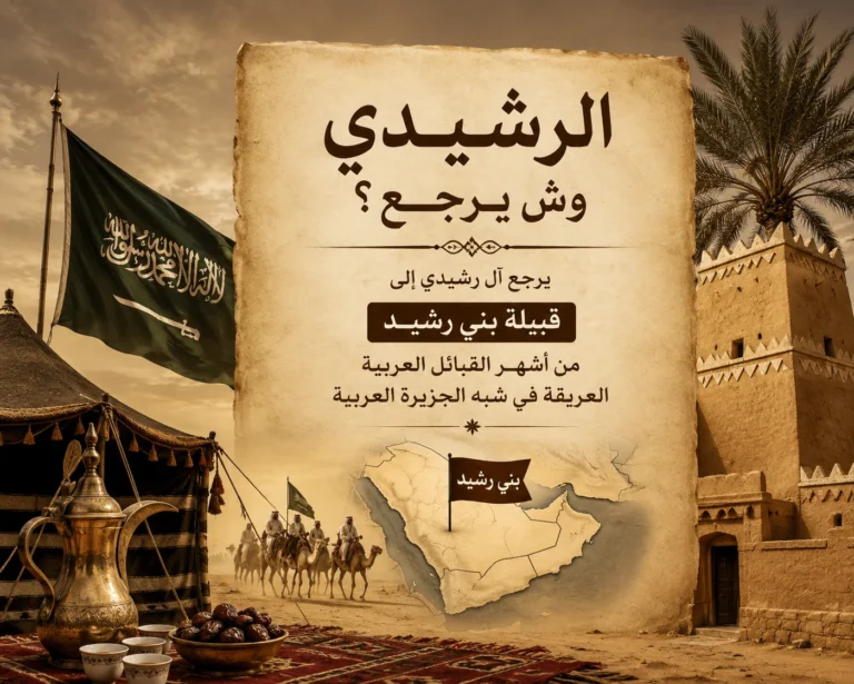 الرشيدي وش يرجع